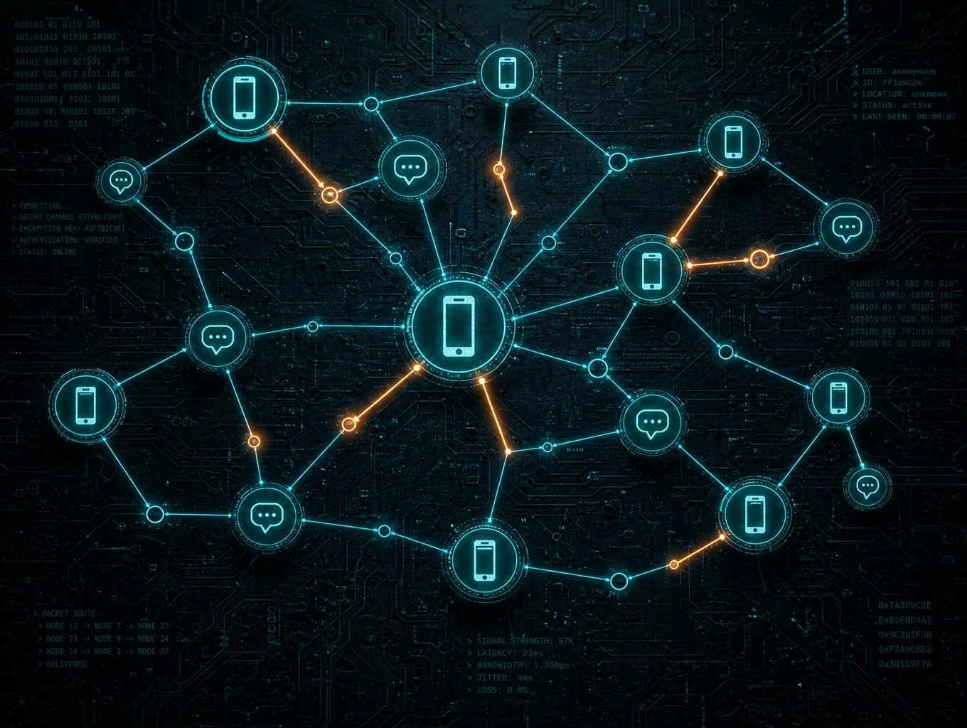 Network incident response map with blue dotted polyline showing threat containment